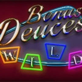 Bonus Deuces Wild (RTG) slot logo by RTG (Reel Time Gaming) at Honeybetz Casino