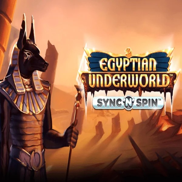 Slots logo of Egyptian Underworld from Greentube at Honeybetz Casino